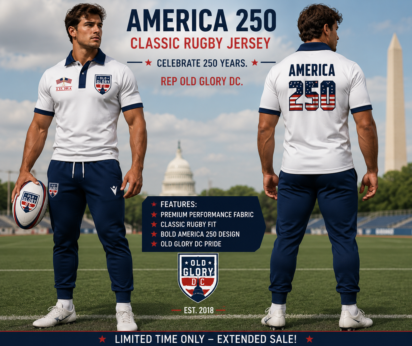A250 RETRO RUGBY JERSEY
